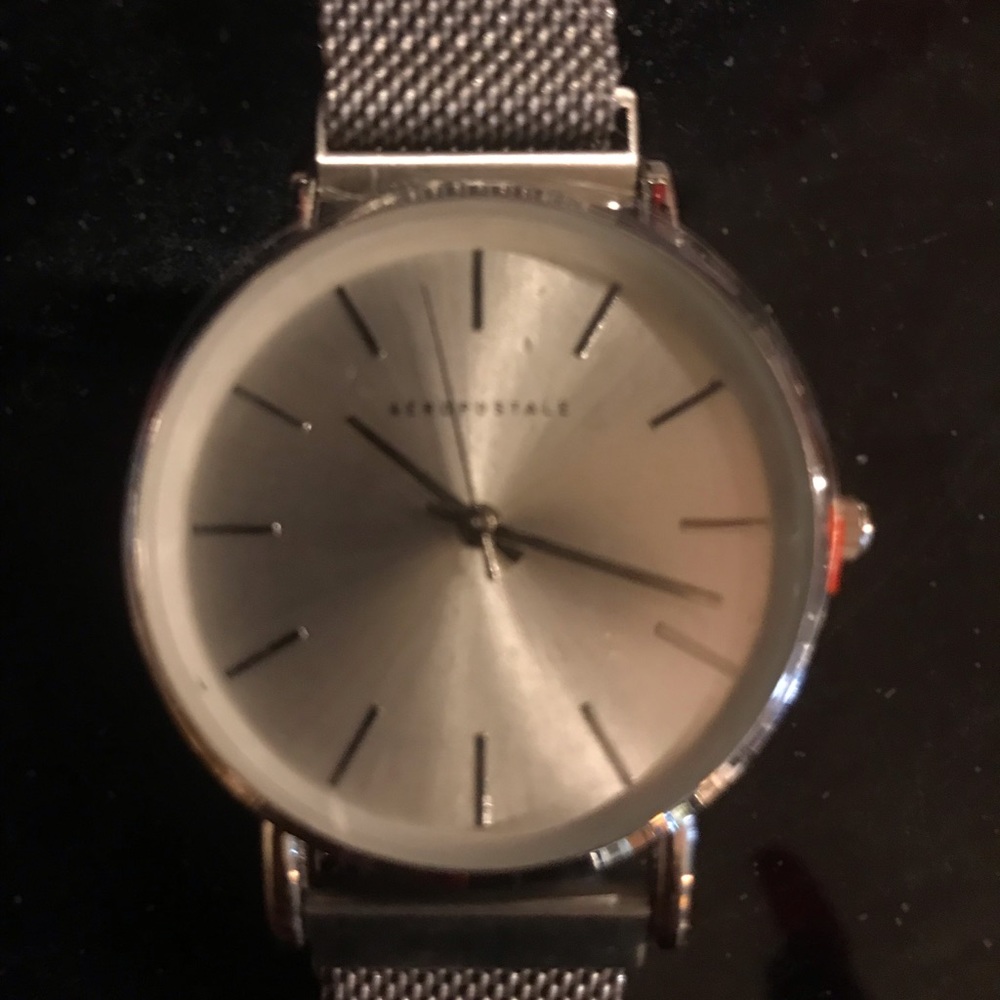 Aeropostale Unisex Silver Watch